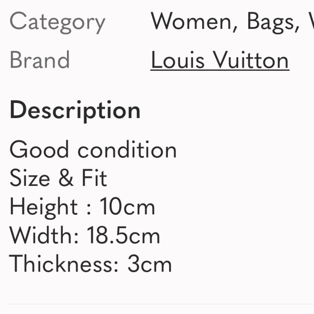 Louis Vuitton Monogram Sarah Wallet - Made in France - Authentic - Picture 8 of 8